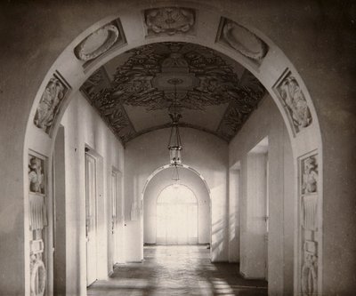 Muzeum císařského Puškinova lycea v Petrohradě, Rusko, 1910. od Karl Kubesch