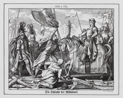 Bitva u Mühldorfu od Karl Ludwig Adolf Ehrhardt