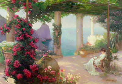 Terasa, Capri od Karl Maria Schuster