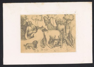 Paulus van Thebe je známý se dvěma ossens Návrhy a studie holandského mistra z 15. století. Století. Na základě originálů uchovávaných v Královské knihovně v Berlíně (název série) od Karl Palzow