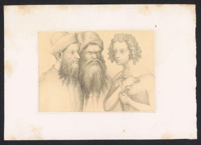 Susanna en de Ouderen Návrhy a studie holandského mistra z 15. století. Století. Na základě originálů uchovávaných v Královské knihovně v Berlíně (název série) od Karl Palzow