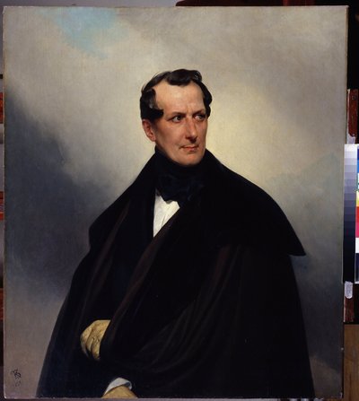 ""Portrét hraběte Vladimíra Musina-Puškina (Musina Puškina) (1798-1854)"" Malba Karla Pavloviče Briullova (Bryullova) (1799-1852) 1830 Regionální muzeum umění Archangelsk Rusko od Karl Pavlovich Bryullov