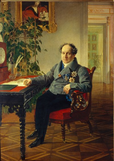 Portrét prince Alexandra Nikolajeviče Golitsyna 1773-1844, 1840 od Karl Pavlovich Bryullov