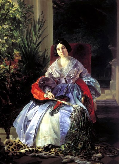 Portrét princezen Elizaveta Pavlovna Saltykov, 1841. od Karl Pavlovich Bryullov