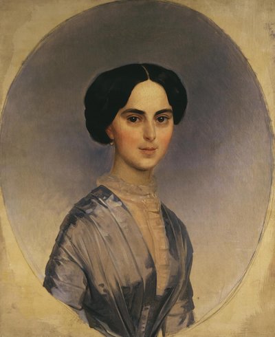 Portrét Sophie Andreyevna Bobrinskaya, rozené Shuvalova, 1846 od Karl Pavlovich Bryullov