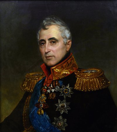 Portrét Carlo Andrea (Charles Andre), hrabě Pozzo di Borgo (1764-1842) od Briullov, Karl Pavlovich (1799-1852). Olej na plátně od Karl Pavlovich Bryullov