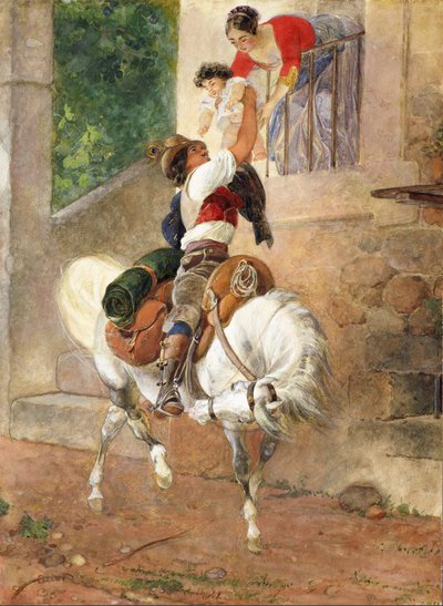 Návrat domů římského pastýře, 1851-1852. od Karl Pavlovich Bryullov