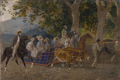 Jízda, 1849 od Karl Pavlovich Bryullov