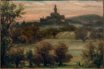 Krajina s výhledem na Kronberg od Karl Peter Burnitz