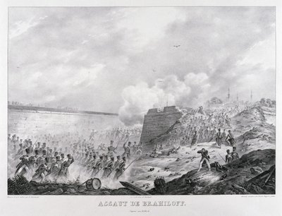 Útok na pevnost Brailov 15. června 1828 1829 od Karl Petrovich Beggrov