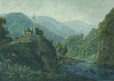 Německy: Obraz kříže u Weißenbachu od Karl Philipp Fohr
