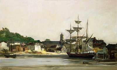 Přístav v Honfleuru od Karl Pierre Daubigny