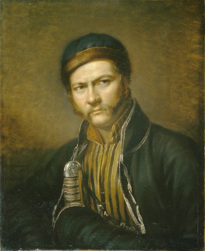 Portrét malíře Alexandra Orlowského 1777-1832, 1815 od Karl Reichel