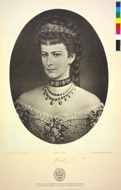 Rakouská císařovna Alžběta od Karl Ritter Von Kobierski