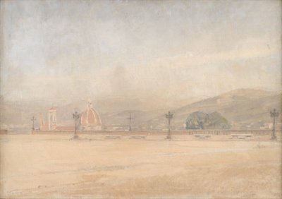 Piazzale Michelangelo poblíž Florencie od Karl Schou