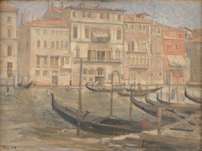 Na Canal Grande v Benátkách od Karl Schou