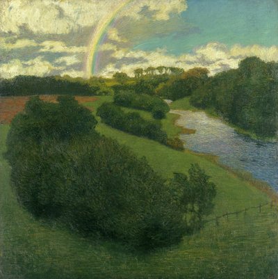 Krajina s duhou v Alsteru od Karl Wilhelm Arthur Illies