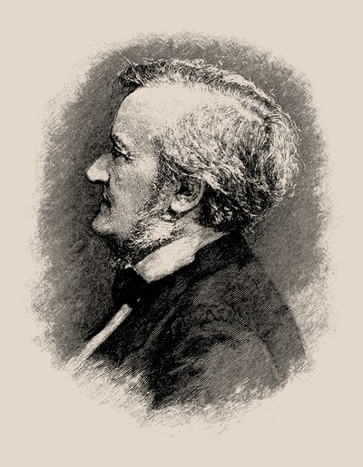 Portrét skladatele Richarda Wagnera 1813-1883, 1900-1910. od Karl Wilhelm Diefenbach