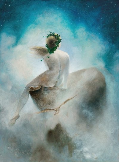 Otázka hvězdám, 1895. od Karl Wilhelm Diefenbach