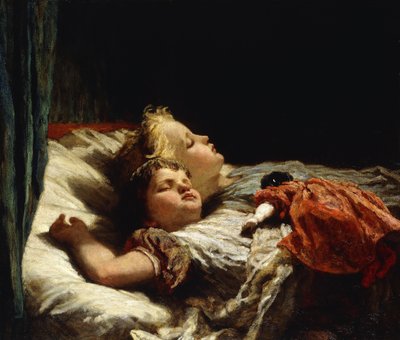 sladký spánek, od Karl Wilhelm Friedrich Bauerle