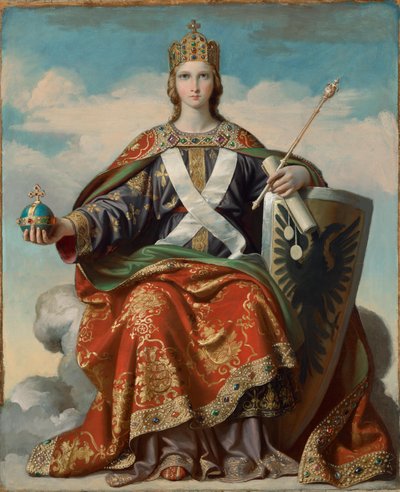 Alegorie moci od Karl von Blaas