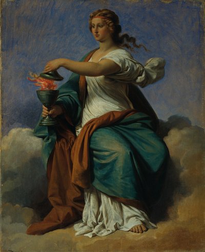 Alegorie sebeovládání (umírněnost) od Karl von Blaas