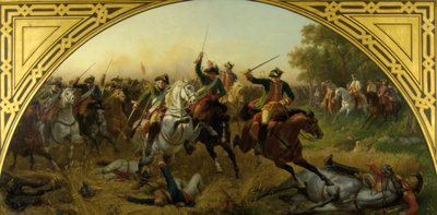 Bitva u Kolína 1757 od Karl von Blaas