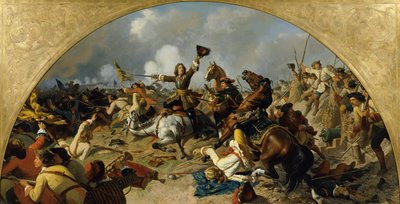 Bitva u Turína 1706 od Karl von Blaas
