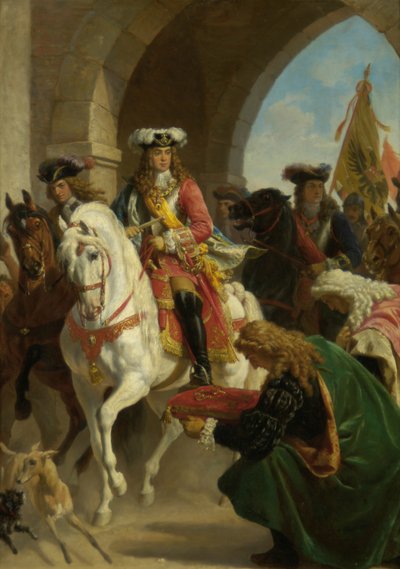 Vstup Karla III. v Madridu 1710 od Karl von Blaas