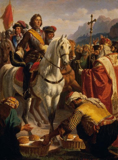 Pochod prince Evžena do Bosny v roce 1697 od Karl von Blaas