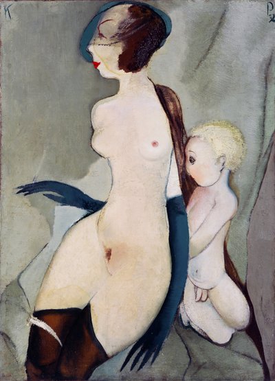 ""Madone de la rue Marijas a Riga, Lettonie"" (Madona z ulice Marijas) Peinture de Karlis Padegs (1911-1940) - 1932 - Olej na plátně Rozměr 94x68 cm Státní muzeum umění Lotyšské republiky, Riga od Karlis Padegs
