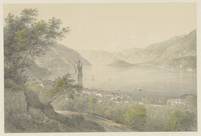 Bellagio u jezera Como od Karoly Lajos Libay