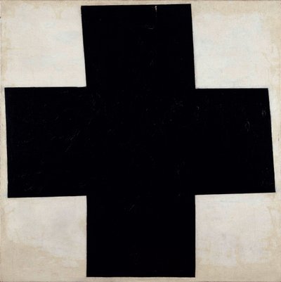 Černý kříž Croix noire, 1915. od Kazimir Severinovich Malevich