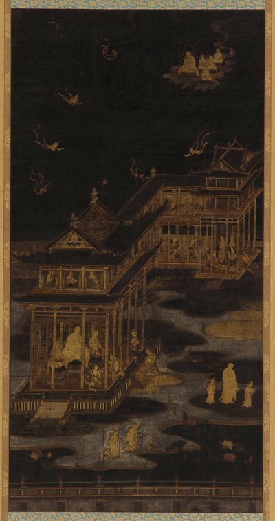 Ráj Amidy Buddhy Amitabha, období Heyan, 794-85. od Kasuga Kaishi