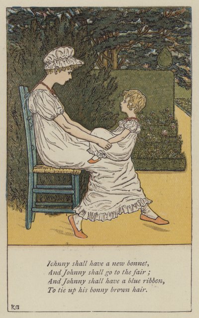 Johnny bude mít novou kapotu (barva litho) od Kate (after) Greenaway