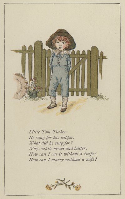 Malý Tom Tucker (barevné lito) od Kate (after) Greenaway