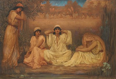U vod Babylonu se posadili a plakali, 1853 od Kate Gardiner Hastings