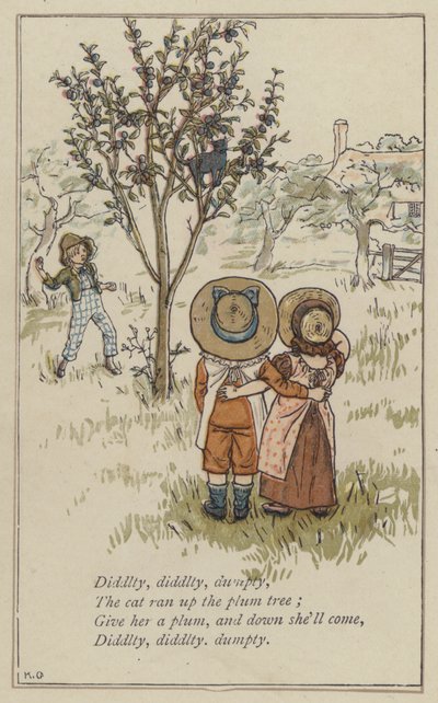 Diddlty, diddlty, dumpty od Kate Greenaway