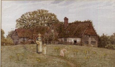 Sběr jarních květin od Kate Greenaway