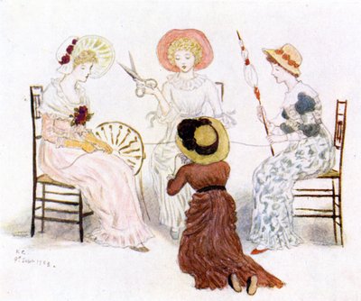 "Kate Greenawayová před osudy" od Kate Greenaway