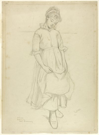 Stojící dívka od Kate Greenaway