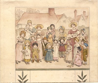 Pouliční představení od Kate Greenaway