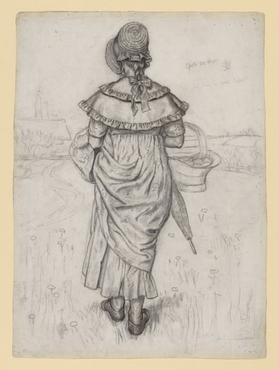 Studie pro „Under the Window“ od Kate Greenaway