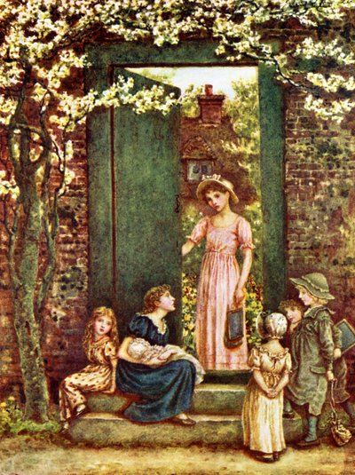 Otevřené dveře od Kate Greenaway od Kate Greenaway