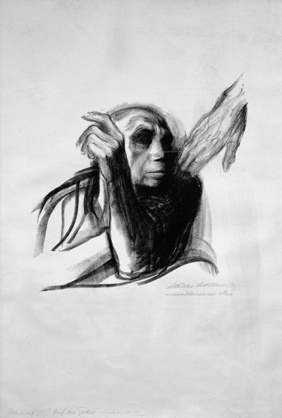 Volání mrtvých, 1939 od Käthe Kollwitz
