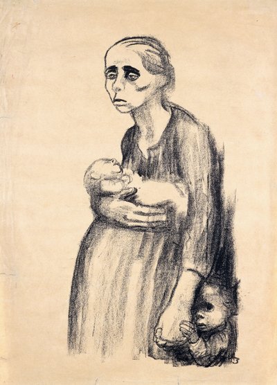 Plakát proti paragrafu 218, 1924 od Käthe Kollwitz