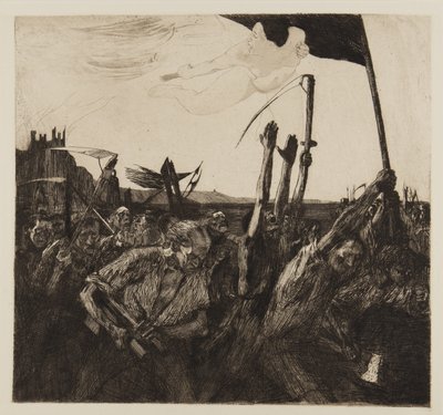 Povstání, 1899 od Käthe Kollwitz