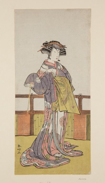 Herec Segawa Kikunojo (barevný dřevořez) od Katsukawa Shuncho