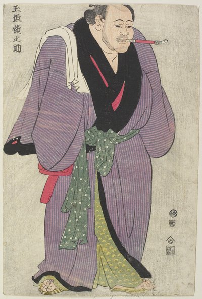 Tesmo _ Wre ster Tamagaki Gakunosuke od Katsukawa Shun