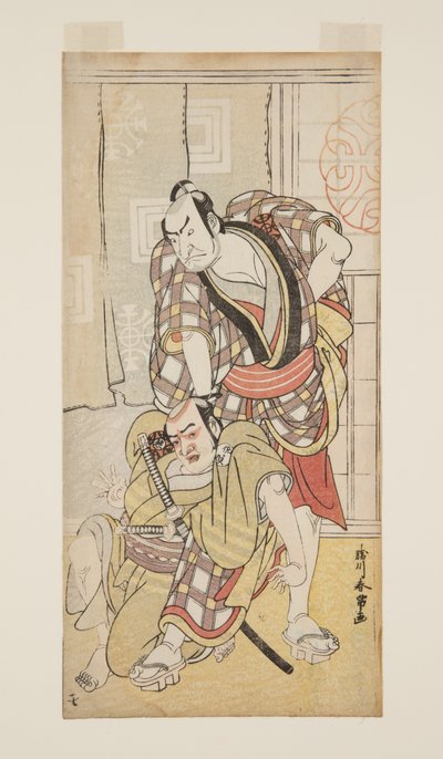 Szene aus einem Stück von Katsukawa Shun